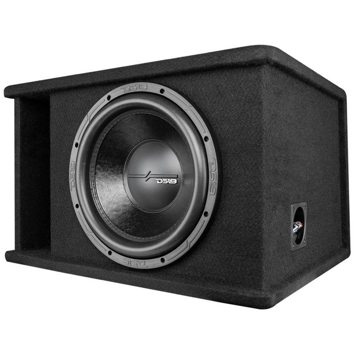 DS18 ZR112LD ZR12.2D 12" Subwoofers with Ported Sub Enclosure Tuned to 29Hz - 750 Watts Rms 1-ohm