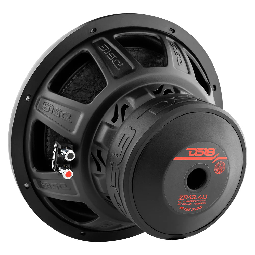 DS18 Bundle - 2x ZR12.4D 12" Subwoofers with ZR2000.1D Monoblock Amplifier