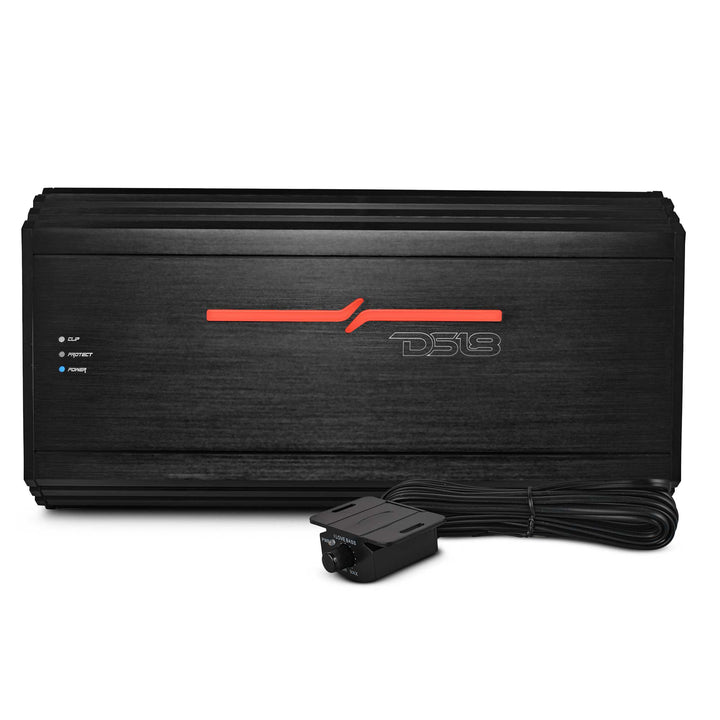 Amplificador de subwoofer monobloque Clase D DS18 ZR1500.1D - 1 x 1500 vatios Rms a 1 ohmio