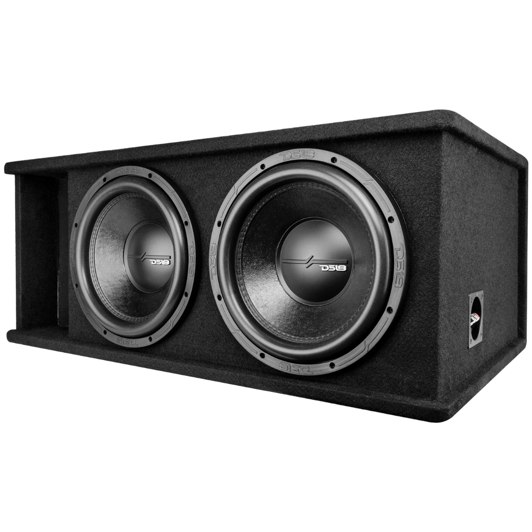 DS18 ZR212LD 2 subwoofers ZR12.4D de 12" con subcaja con puertos sintonizados a 29 Hz - 1500 vatios Rms 2 x 2 ohmios