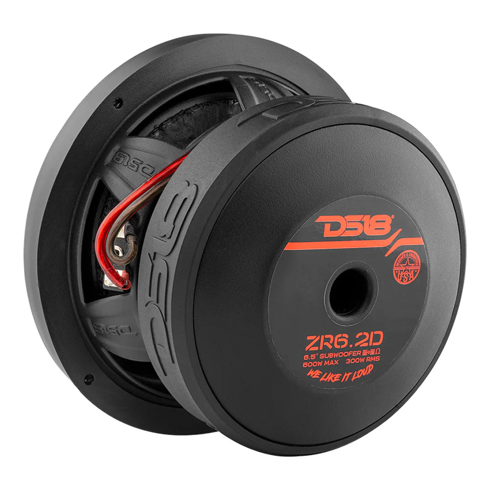 DS18 Bundle - 4x ZR6.2D 6.5" Subwoofers with ZR1500.1D Monoblock Amplifier