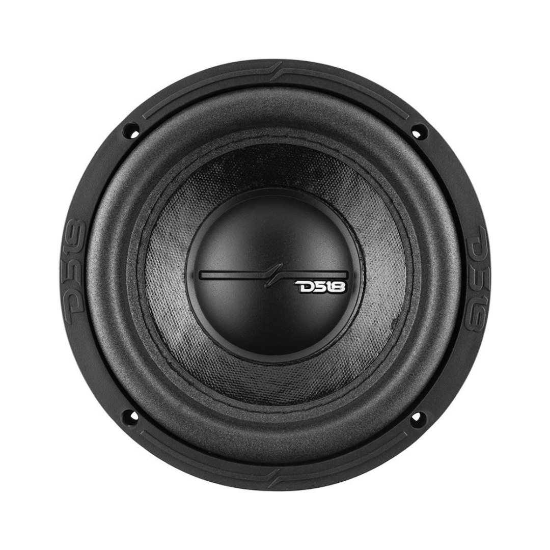 Subwoofer DS18 ZR6.2D de 6,5" con bobina móvil de aluminio de 1,5" - 300 vatios Rms 2 ohmios DVC