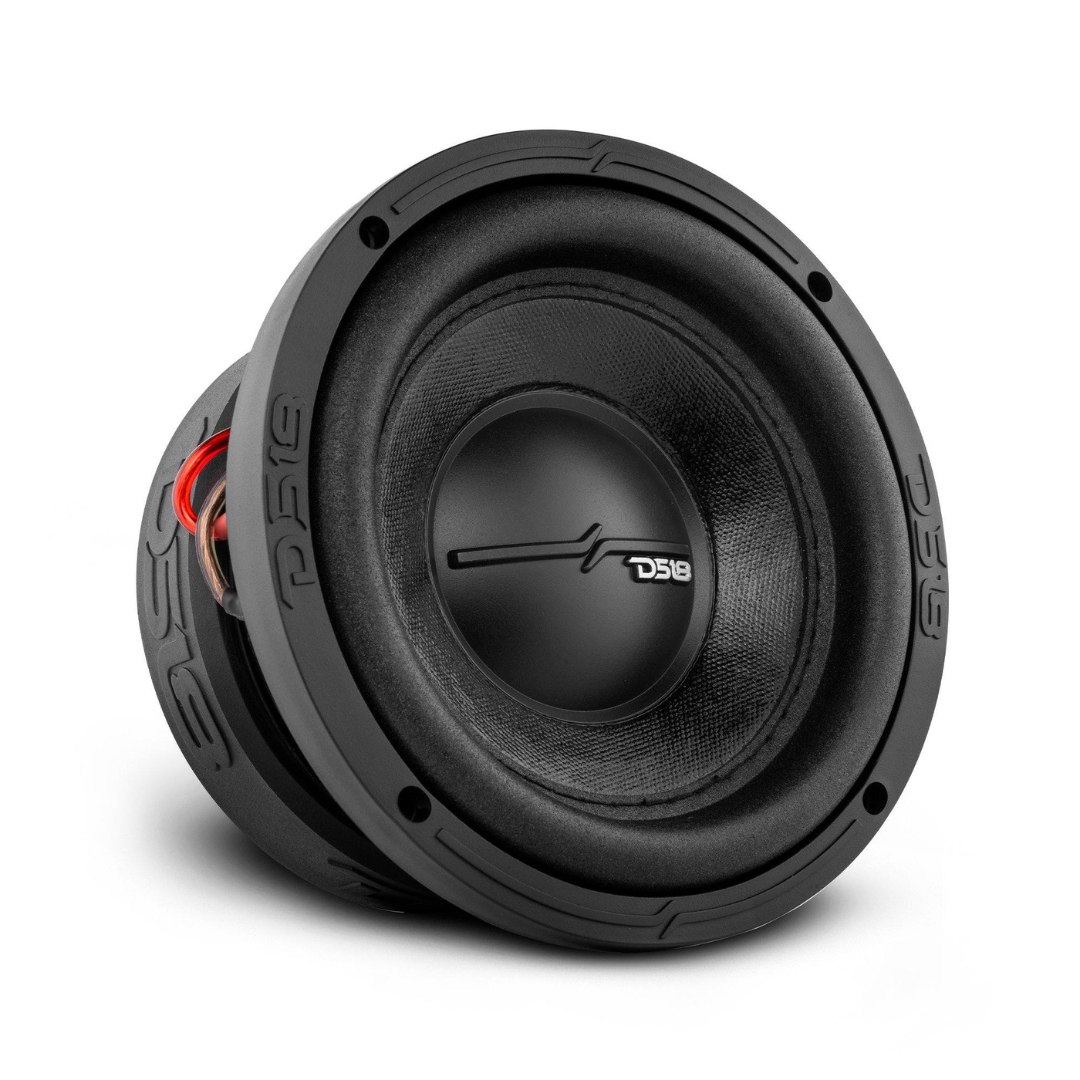 Subwoofer DS18 ZR6.2D de 6,5" con bobina móvil de aluminio de 1,5" - 300 vatios Rms 2 ohmios DVC