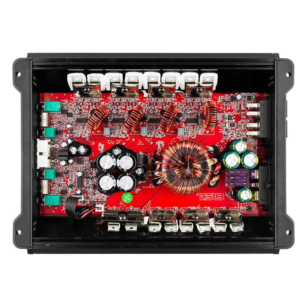 DS18 Combo - 4x PRO-X57.4BM 5x7" Mid-Range Speakers with ZR800.4D Amplifier