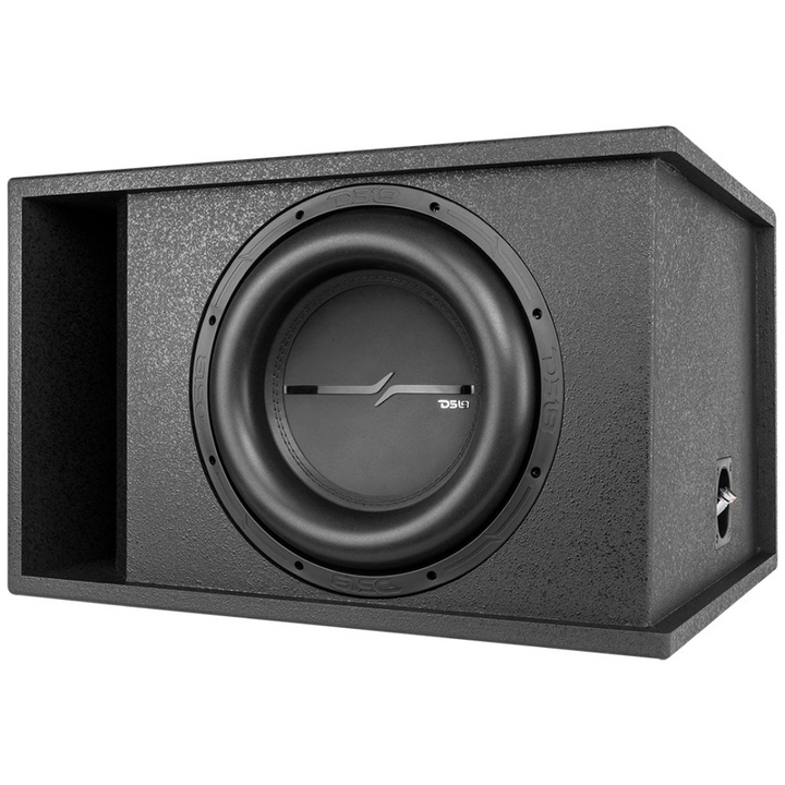 DS18 ZXI-112LD.RG ZXI-12.2D 12" Subwoofer with Ported Sub Enclosure Tuned to 29Hz - 1000 Watts Rms 1-ohm