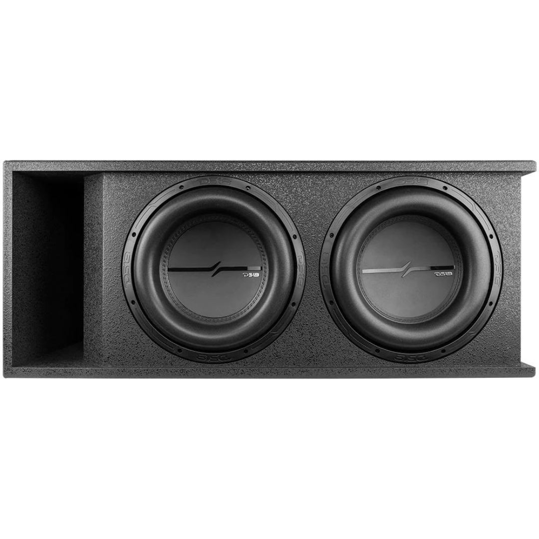 DS18 ZXI-212LD.RG 2x ZXI12.4D 12" Subwoofers with Ported Subwoofer Enclosure Tuned to 29Hz - 2000 Watts Rms 1-ohm