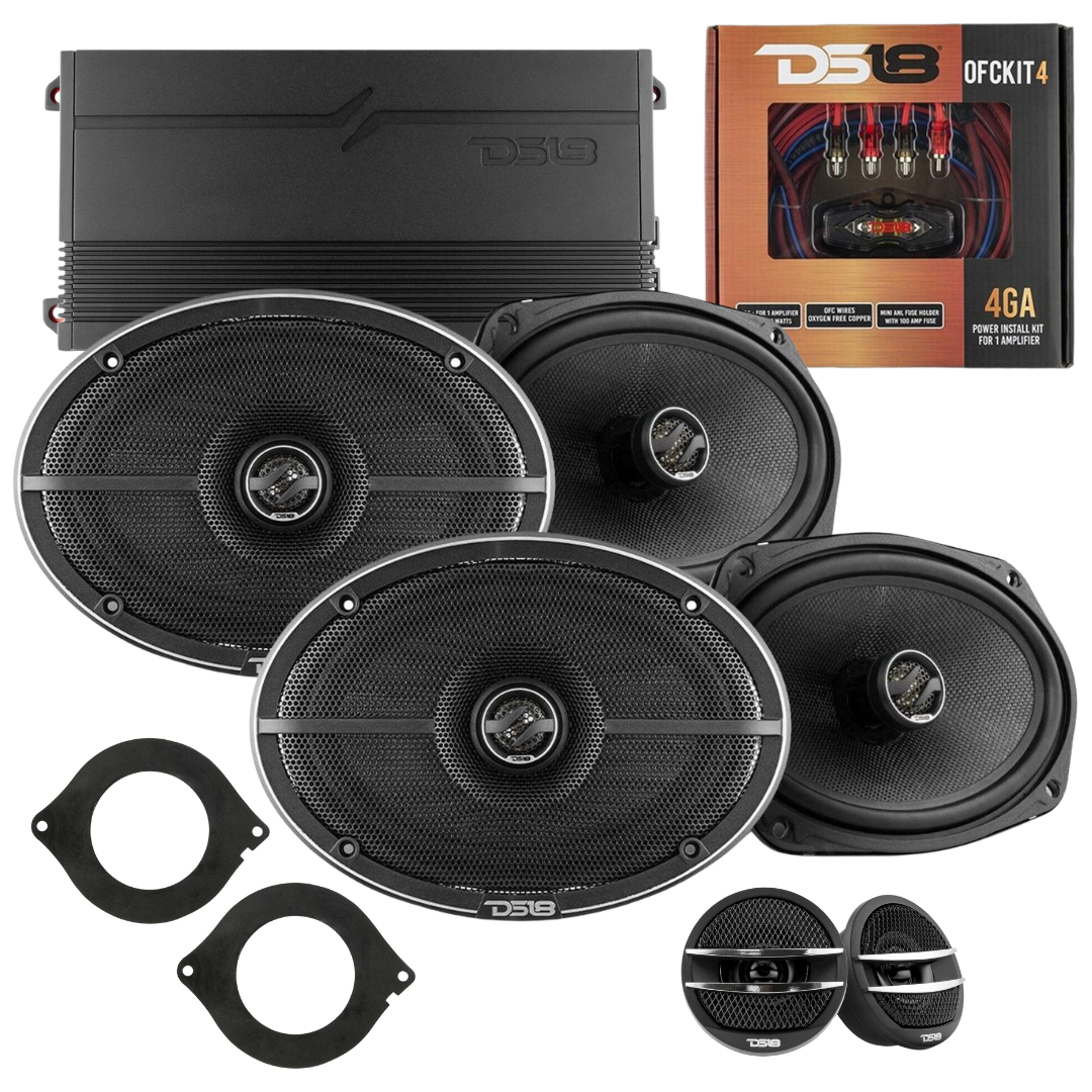 2009-2023 Dodge Ram 1500/2500/3500 - DS18 ZXI Speaker Package and 2009-2023 Dodge Ram 1500/2500/3500 - DS18 ZXI Speaker Package and