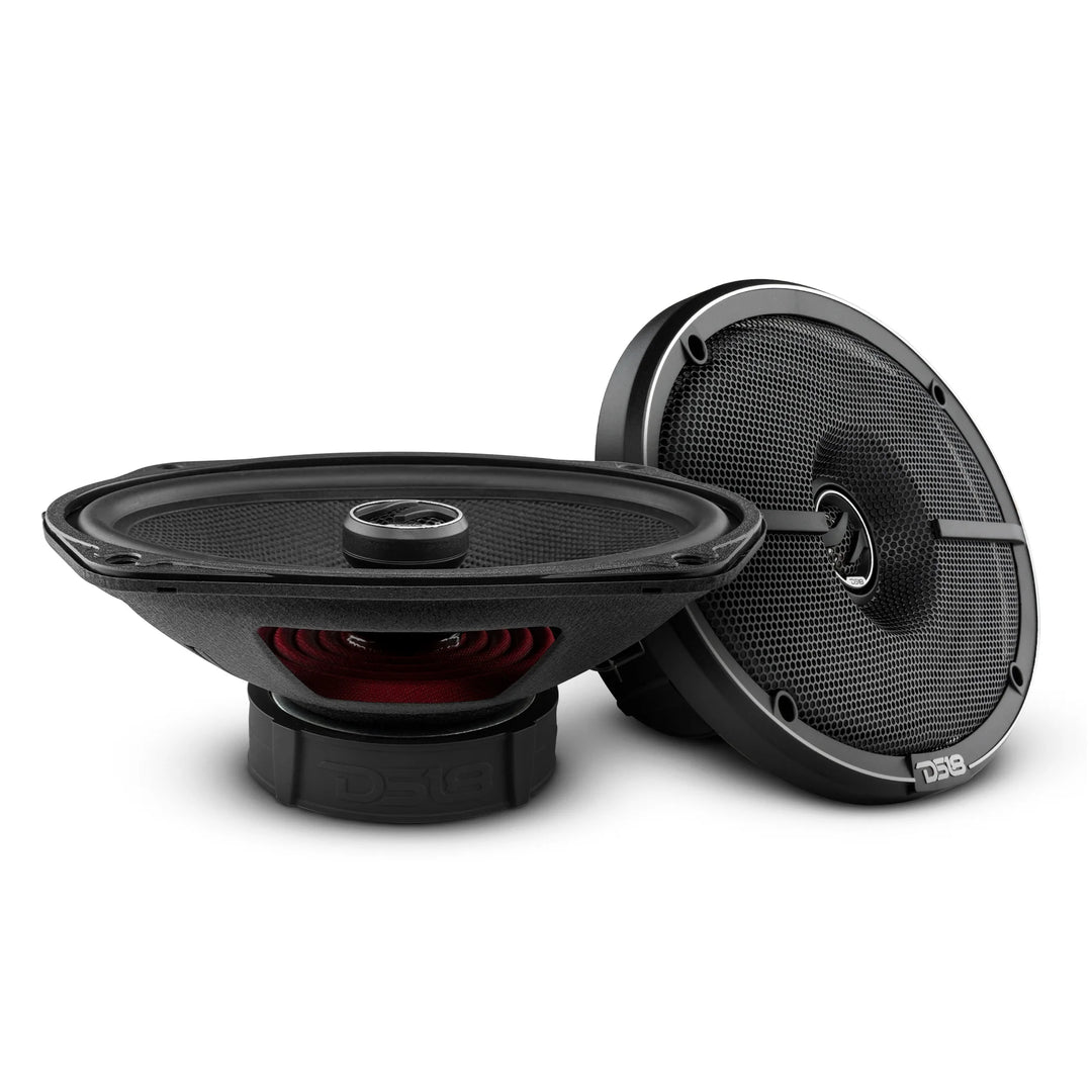 DS18 Combo - ZXI-62C 6.5" 2-Way Component Set - ZXI-694 6x9" Coaxial Speakers- G1800.4D 4-Channel Amplifier