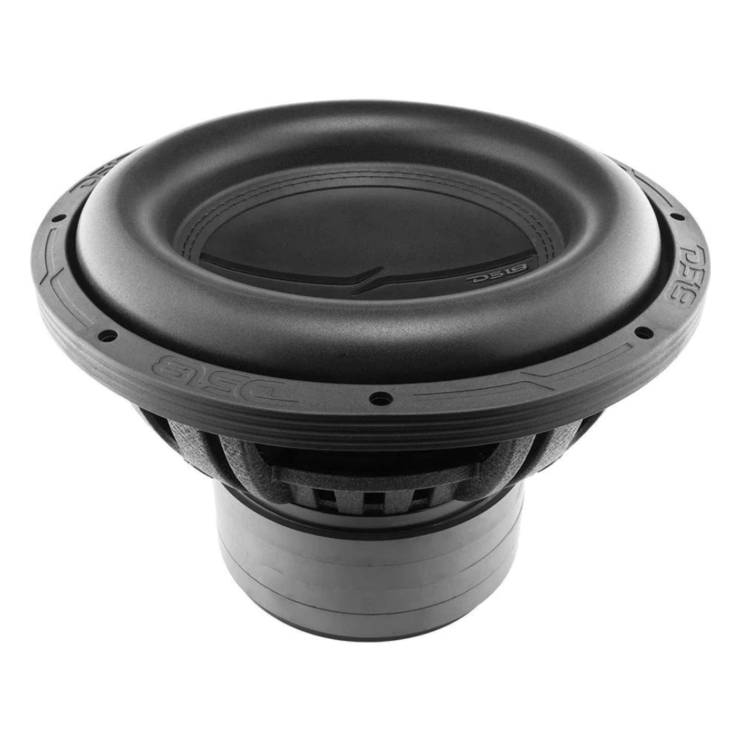 DS18 ZXI12.2D Subwoofer de 12" con bobina móvil de aluminio negro de 3" - 1000 vatios Rms 2 ohmios DVC