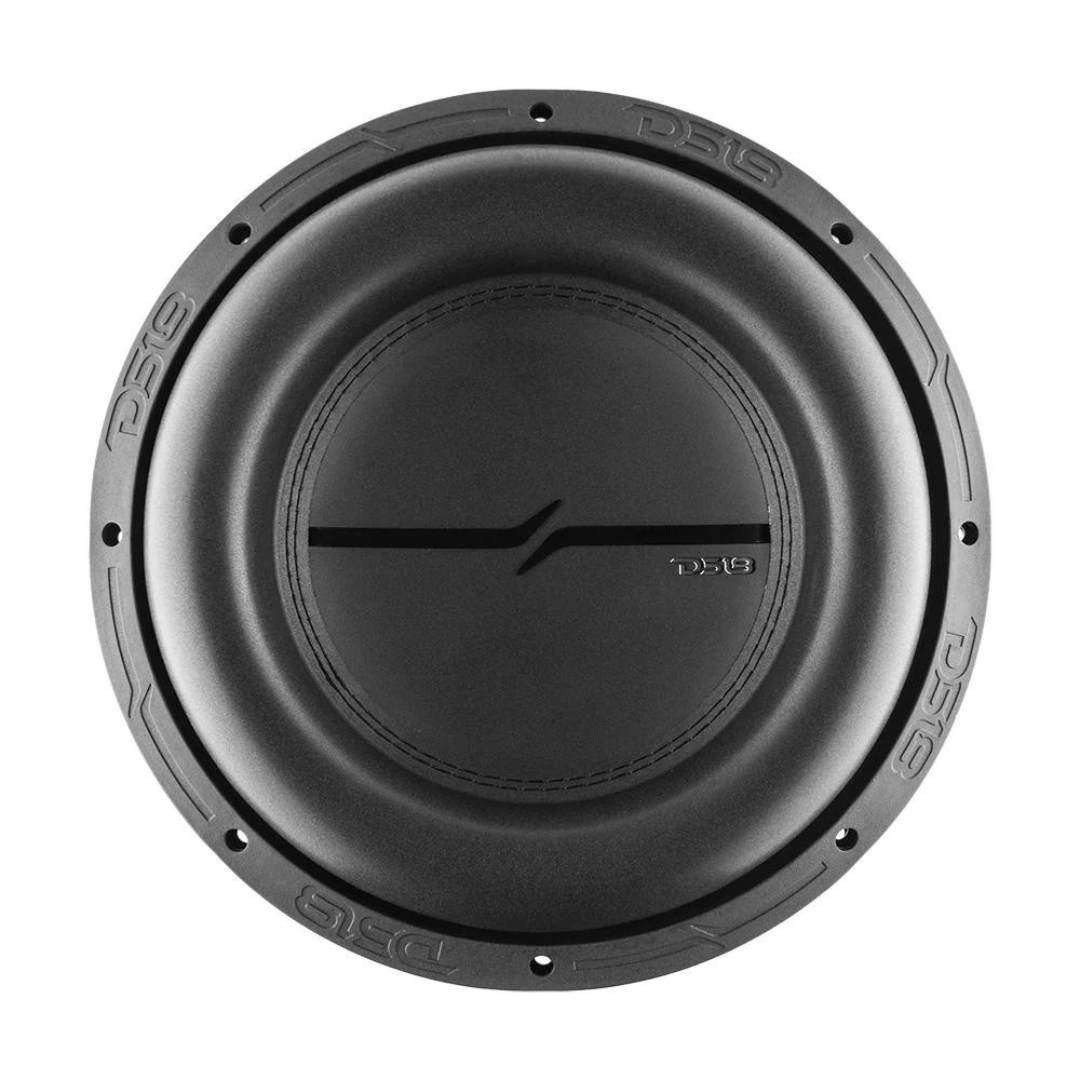 DS18 ZXI12.4D Subwoofer de 12" con bobina móvil de aluminio negro de 3" - 1000 vatios Rms 4 ohmios DVC