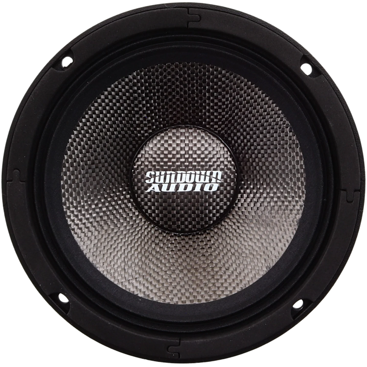 Sundown Audio NeoPro-6.5 v.4 6.5" Mid-Range Loudspeaker with Carbon Fiber Cone and Neodymium Magnet - 300 Watts Rms 4-ohm