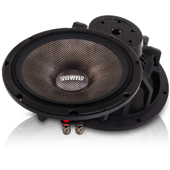 Sundown Audio NeoPro-8 v.4 8" Mid-Range Loudspeaker with Carbon Fiber Cone and Neodymium Magnet - 320 Watts Rms 4-ohm