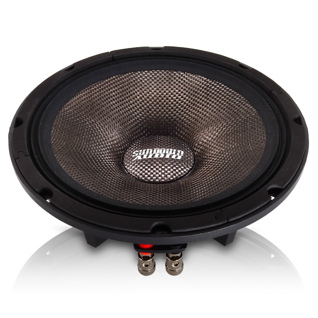 Sundown Audio NeoPro-8 v.4 8" Mid-Range Loudspeaker with Carbon Fiber Cone and Neodymium Magnet - 320 Watts Rms 4-ohm