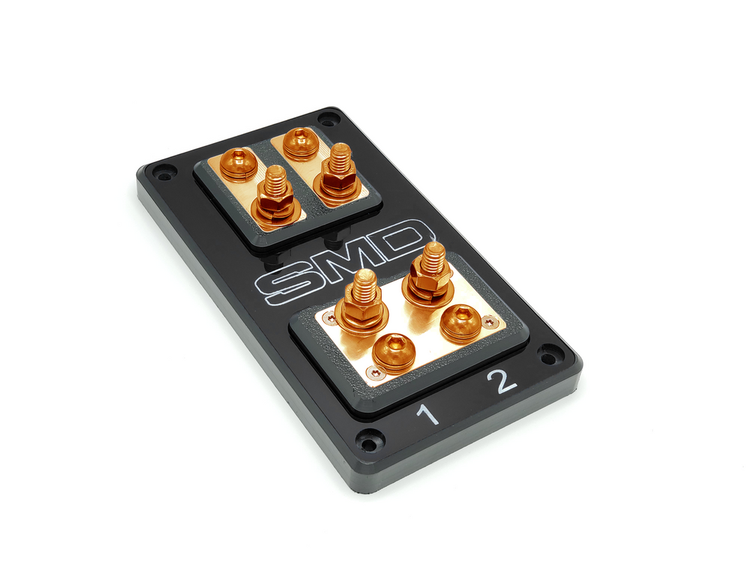 SMD Double XL2 Copper 2 Spot ANL Fuse Block with Clear Acrylic Cover