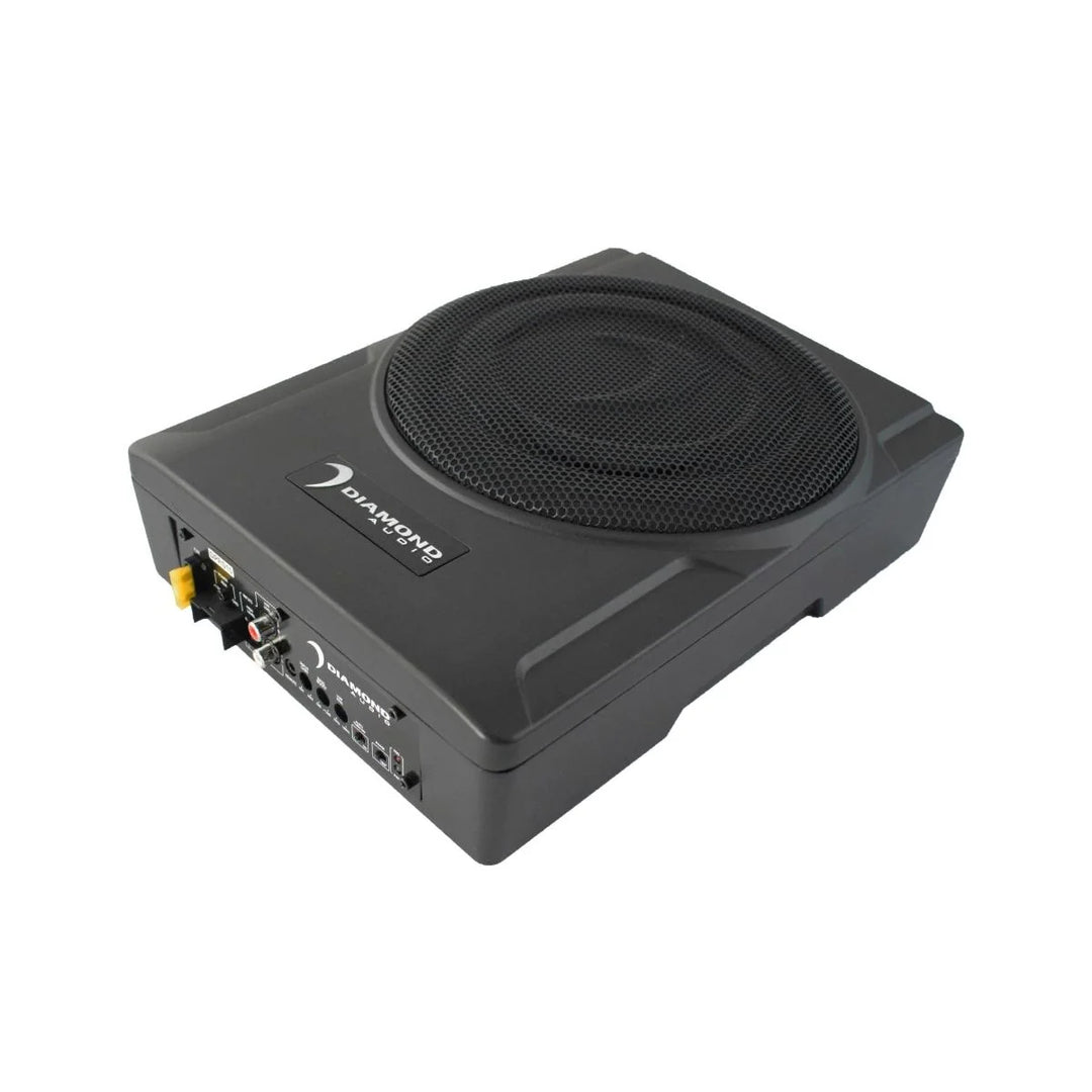 Diamond Audio DPRS10 Amplified Low Profile Active Subwoofer Enclosure - 120 Watts Rms