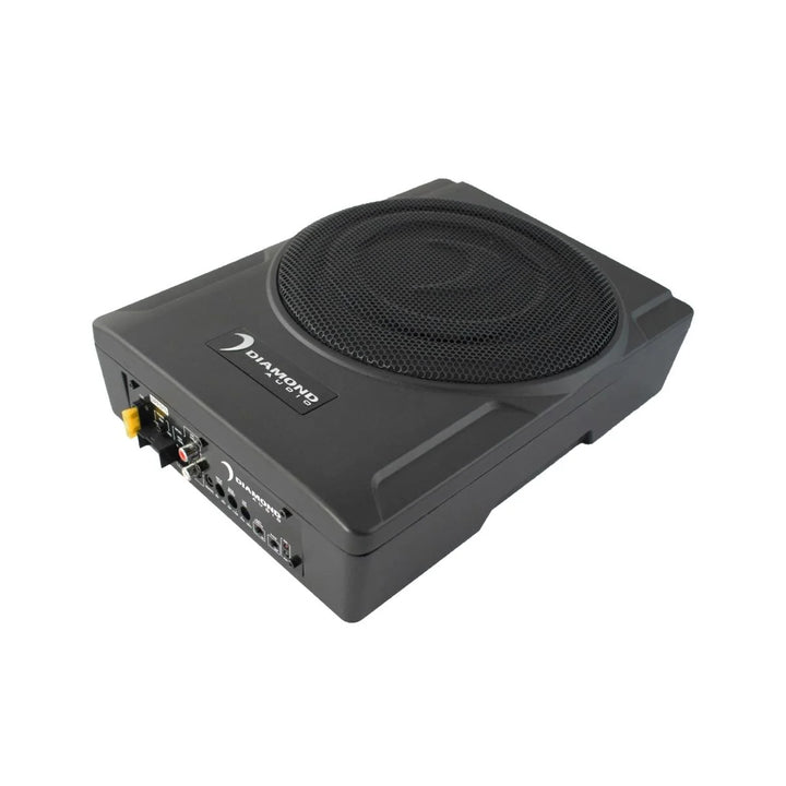 Diamond Audio DPRS10 Amplified Low Profile Active Subwoofer Enclosure - 120 Watts Rms