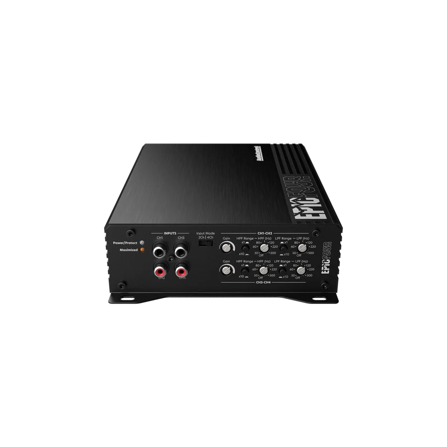 AudioControl EPICFOUR 4-Channel Amplifier - 4 x 100 Watts Rms @ 4-ohm