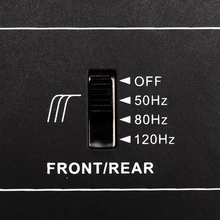 Hifonics HFEQ-2 1/2 Din 4-Band Graphic Equalizer with Front, Rear and Active Crossover