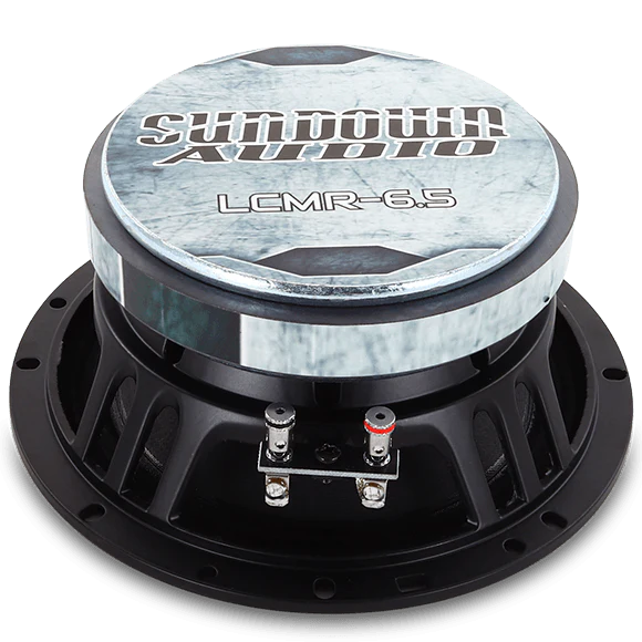 Sundown Audio LCMR-6.5 6.5" Mid-Range Speaker with Aluminum Bullet and 1.5" Voice Coil  - 100 Watts Rms 8-ohm