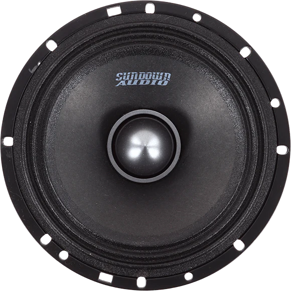 Sundown Audio LCMR-6.5 6.5" Mid-Range Speaker with Aluminum Bullet and 1.5" Voice Coil  - 100 Watts Rms 8-ohm