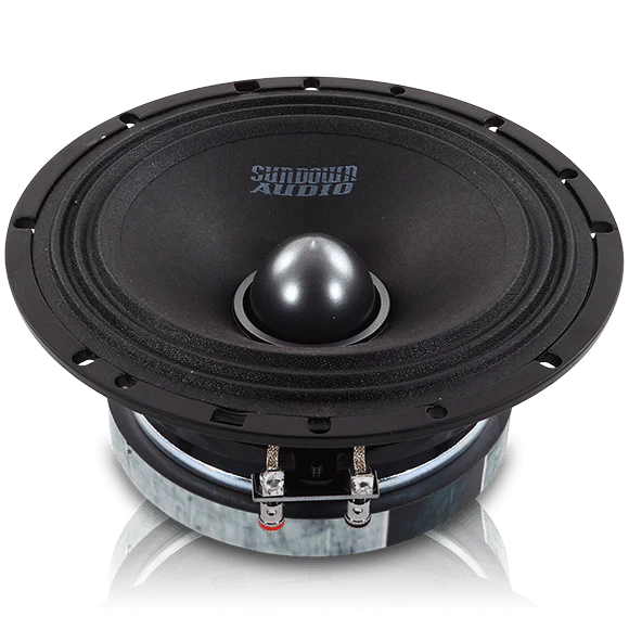 Sundown Audio LCMR-6.5 6.5" Mid-Range Speaker with Aluminum Bullet and 1.5" Voice Coil  - 100 Watts Rms 8-ohm