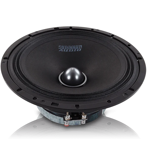 Sundown Audio LCMR-8 8" Mid-Range Speaker with Aluminum Bullet and 1.5" Voice Coil  - 100 Watts Rms 8-ohm