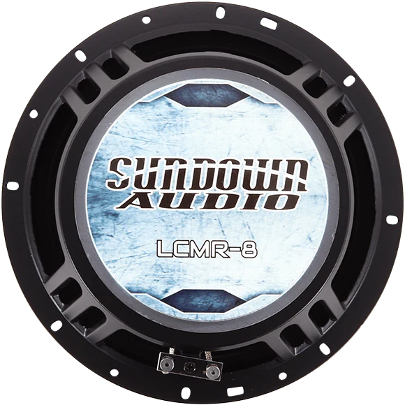 Sundown Audio LCMR-8 8" Mid-Range Speaker with Aluminum Bullet and 1.5" Voice Coil  - 100 Watts Rms 8-ohm