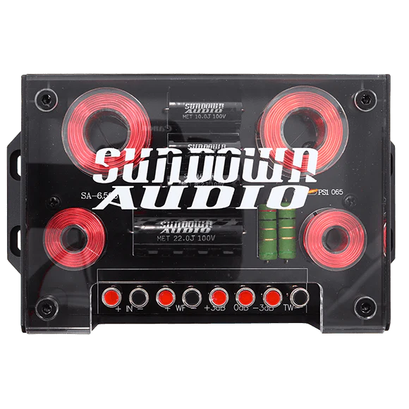 Sundown Audio 6.5" High Fidelity Component Speakers with 2-Way Crossovers - 125 Watts Rms 4-ohm