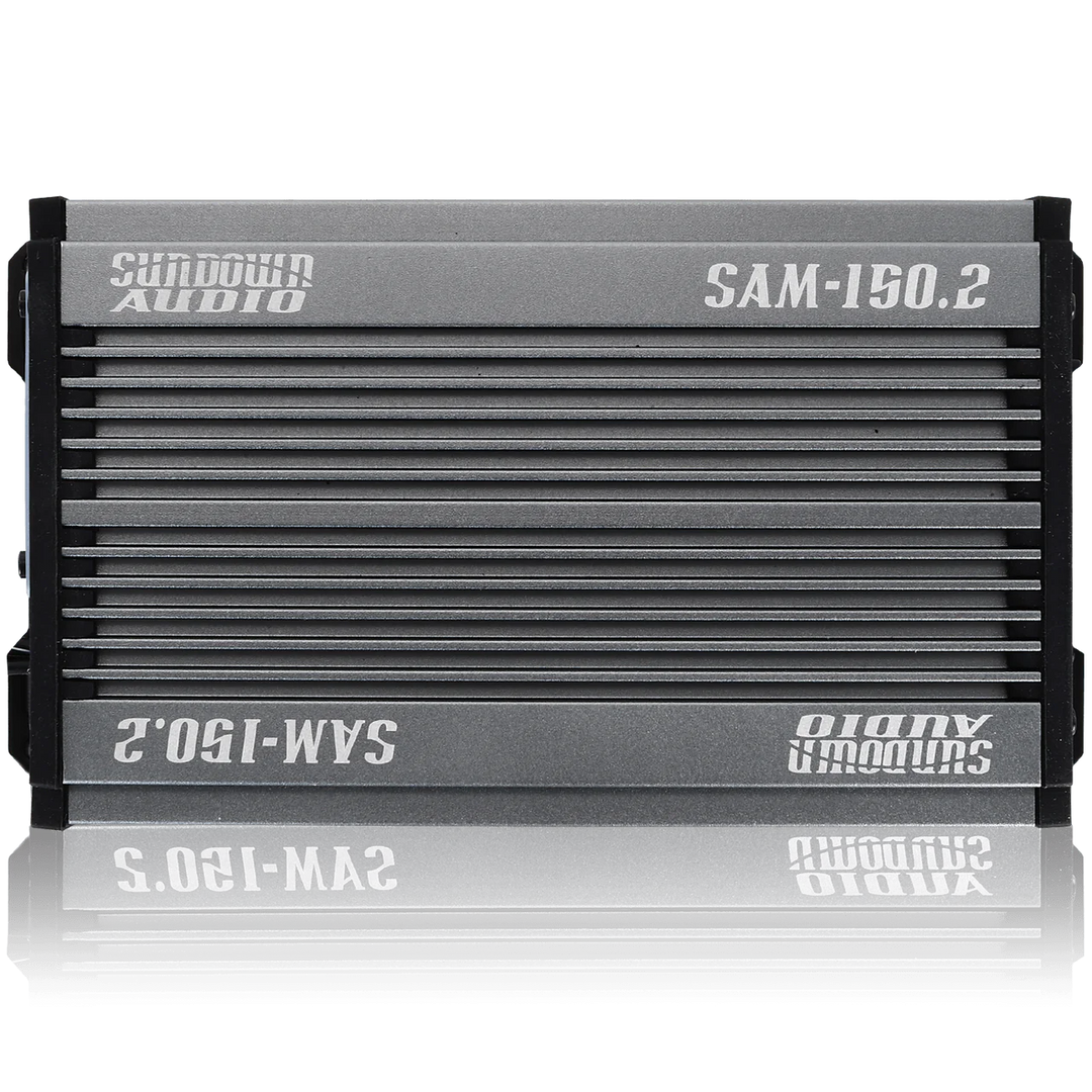 Sundown Audio SAM-150.2 2-Channel Powersports Amplifier with Bluetooth Connectivity - 2 x 150 Watts Rms @ 4-ohm