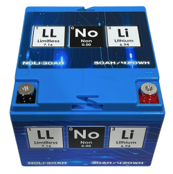 Batería ilimitada de audio para automóvil de iones de sodio NoLi-30AH de litio - 5000 - 8000 vatios Rms | 30Ah