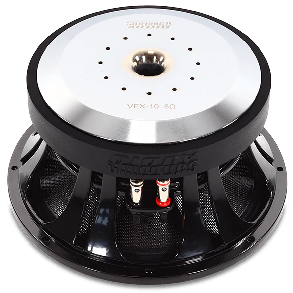 Sundown Audio VEX-10 10" Pro Audio Midbass Speaker with 3" Voice Coil and Carbon Fiber Cone - 500 Watts Rms 8-ohm