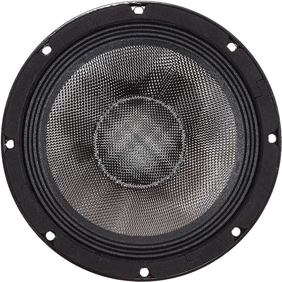 Sundown Audio VEX-8 8" Pro Audio Midbass Speaker with 2.5" Voice Coil and Carbon Fiber Cone - 300 Watts Rms 8-ohm