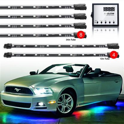 XKGLOW XK041007 LED Underbody Accent Light Kit with Remote and Controller