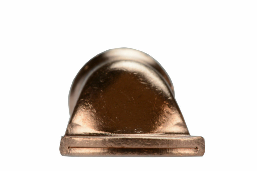 Terminal de anillo de cobre 100% OFC calibre 1/0 con orificio de 1/2" - 10 piezas