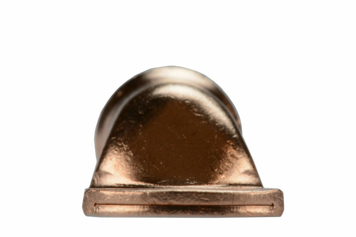 Terminal de anillo de cobre 100% OFC calibre 1/0 con orificio de 3/8" - 10 piezas