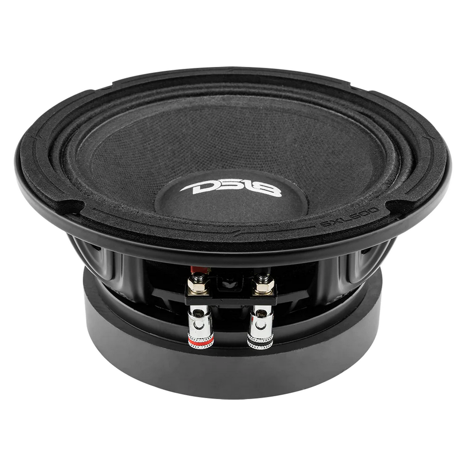 DS18 6XL600-4 6.5" Mid-Range Loudspeaker with Classic Dust Cap and 2" Voice Coil - 300 Watts Rms 4-ohm