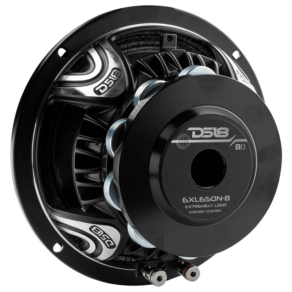 DS18 6XL650N-8 6.5" Mid-Range Loudspeaker with Neodymium Ring Magnets and 2" Voice Coil - 325 Watts Rms 8-ohm