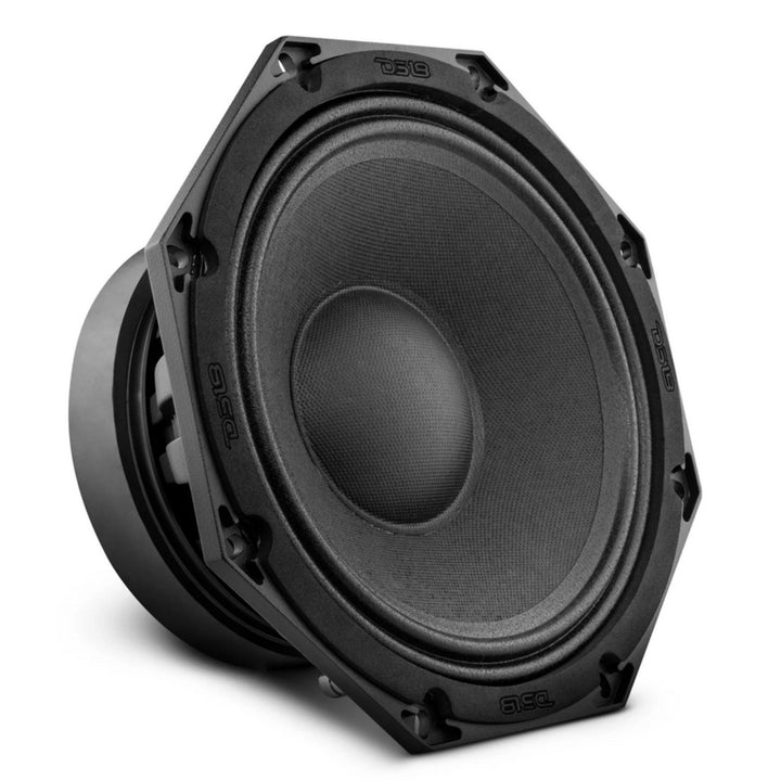 DS18 8OCT400-8 8" Octagon Mid-Range Loudspeaker with Classic Dust Cap and 2" Voice Coil - 400 Watts Rms 8-ohm