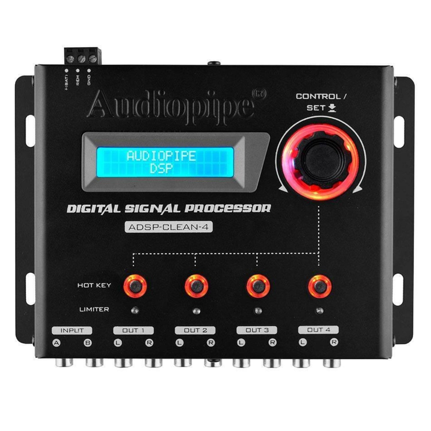 Processor Audio Interface Audiopipe Digital Sound Processor - 2-Channel In and 8 Channel Out - DB ...