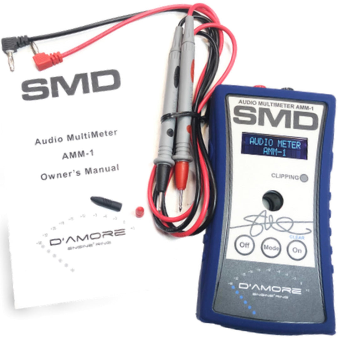 Multímetro de audio profesional SMD AMM-1 con amplificador Dyno - D'Amore Engineering