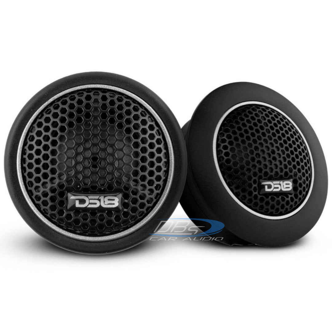 DS18 CXT 1.92" Neodymium Dome Tweeters with Aluminum Body and 1" Silk Voice Coil - 60 Watts Rms 4-ohm