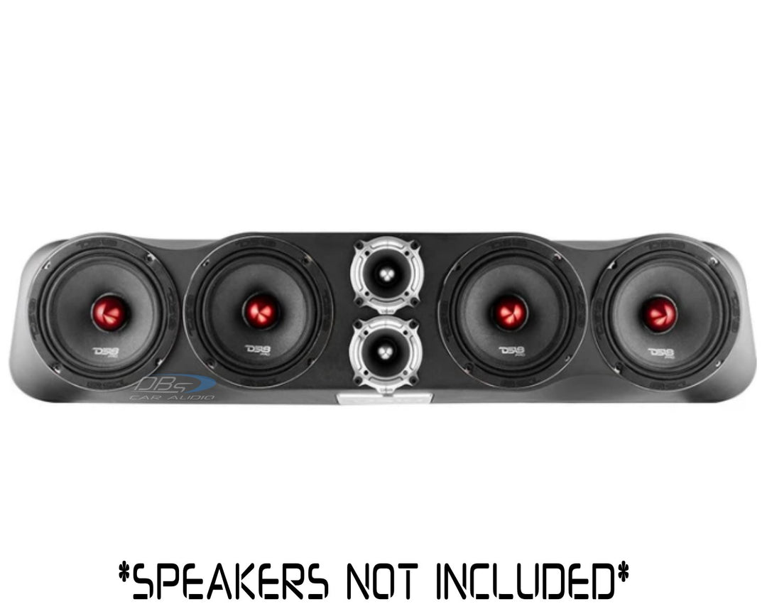 DS18 EN46-35 35" Universal Speaker Enclosure  - Fits 4x 6.5" Mid-Range Speakers & 2x 3" Bullet Super Tweeters
