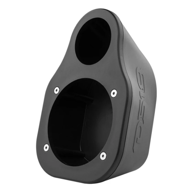 DS18 EN4P Universal 2-Way Speaker Pod Enclosures - Fits 2x 4" Mid-Range Speakers & 2x Tweeters