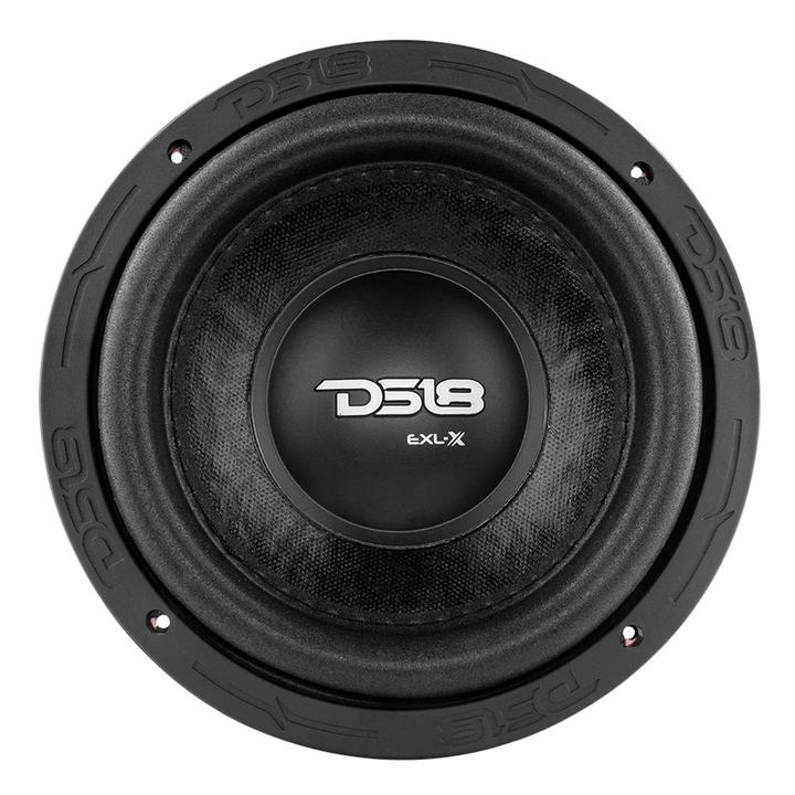 DS18 EXL-X6.4D 6.5" Subwoofer with 2" Black Aluminum Voice Coil - 400 Watts Rms 4-ohm DVC