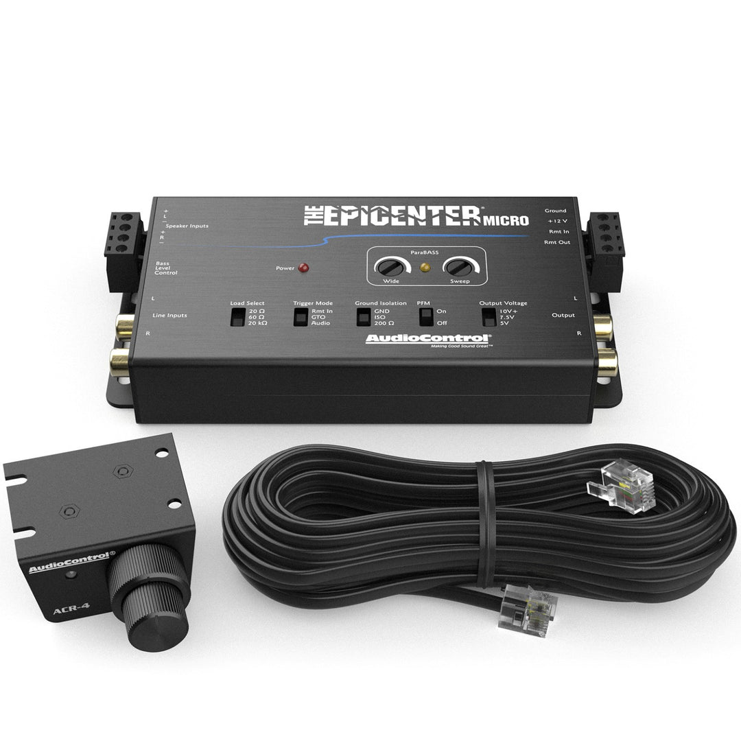 Epicenter Micro Bass Restoration Processor with Line Output Converter and ACR-4 Knob