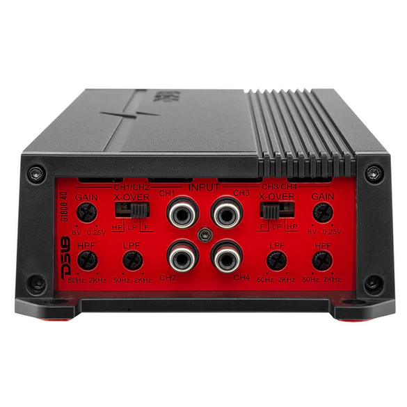 DS18 G1800.4D 4-Channel Class D Full-Range Amplifier - 4 x 150 Watts Rms @ 4-ohm