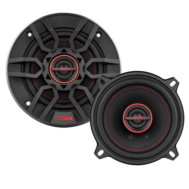 DS18 G5.25Xi 5.25" 2-way Coaxial Speakers with Built-in Tweeters - 45 Watts Rms 4-ohm