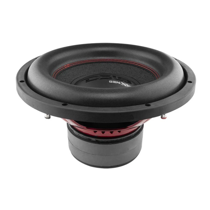 DS18 GEN-XX12.4DHE 12" Subwoofer with 2" Black Aluminum Voice Coil - 600 Watts Rms 4-ohm DVC