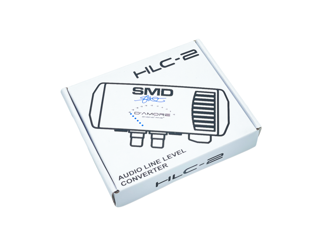 Convertidor de salida de línea sin distorsión SMD HLC-2 de 2 canales con encendido remoto y salida Rca de 10 voltios Rms