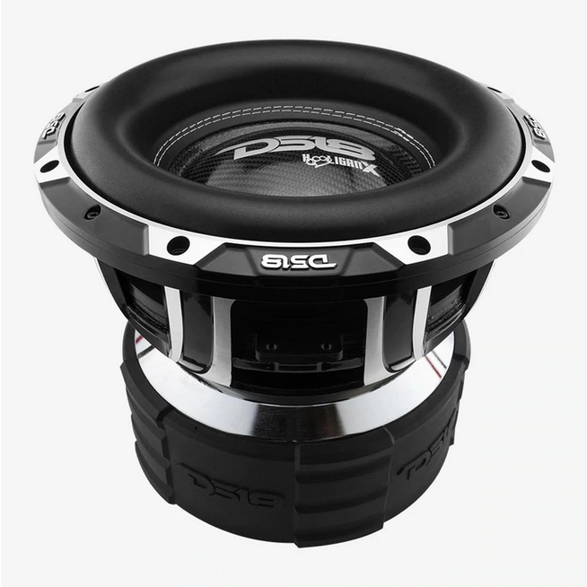 DS18 HOOL-X12.2DHE Subwoofer de 12" con bobina móvil de aluminio negro de 4" - 4000 vatios Rms 2 ohmios DVC